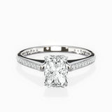 Channel Set Solitaire Engagement Ring