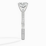 Channel Set Solitaire Engagement Ring