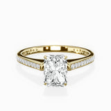 Channel Set Solitaire Engagement Ring