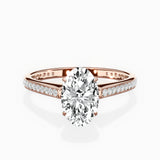Channel Set Solitaire Engagement Ring