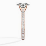 Channel Set Solitaire Engagement Ring