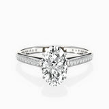 Channel Set Solitaire Engagement Ring