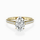 Channel Set Solitaire Engagement Ring