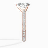 Channel Set Solitaire Engagement Ring
