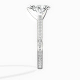Channel Set Solitaire Engagement Ring