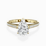 Channel Set Solitaire Engagement Ring