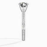 Channel Set Solitaire Engagement Ring