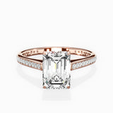 Channel Set Solitaire Engagement Ring