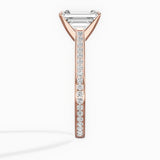 Channel Set Solitaire Engagement Ring