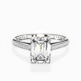 Channel Set Solitaire Engagement Ring