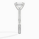 Channel Set Solitaire Engagement Ring