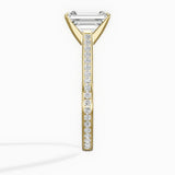 Channel Set Solitaire Engagement Ring
