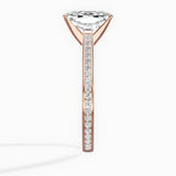 Channel Set Solitaire Engagement Ring