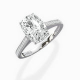 Channel Set Solitaire Engagement Ring