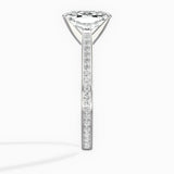 Channel Set Solitaire Engagement Ring