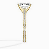 Channel Set Solitaire Engagement Ring