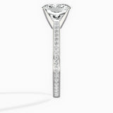 Channel Set Solitaire Engagement Ring