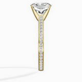 Channel Set Solitaire Engagement Ring