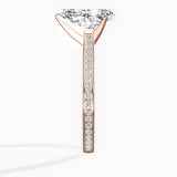Channel Set Solitaire Engagement Ring