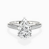 Channel Set Solitaire Engagement Ring