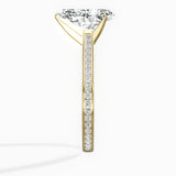 Channel Set Solitaire Engagement Ring