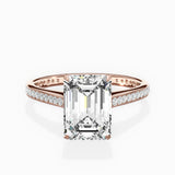 Channel Set Solitaire Engagement Ring