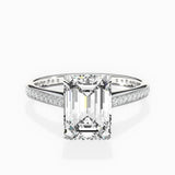 Channel Set Solitaire Engagement Ring