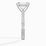Channel Set Solitaire Engagement Ring