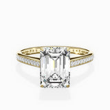 Channel Set Solitaire Engagement Ring