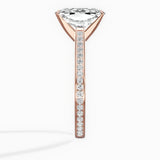 Channel Set Solitaire Engagement Ring