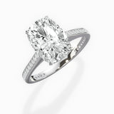 Channel Set Solitaire Engagement Ring