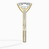 Channel Set Solitaire Engagement Ring