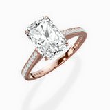 Channel Set Solitaire Engagement Ring