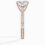 Channel Set Solitaire Engagement Ring