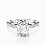 Channel Set Solitaire Engagement Ring