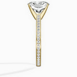 Channel Set Solitaire Engagement Ring