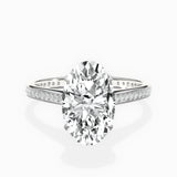 Channel Set Solitaire Engagement Ring