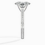 Channel Set Solitaire Engagement Ring
