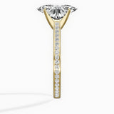 Channel Set Solitaire Engagement Ring