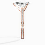 Channel Set Solitaire Engagement Ring
