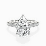 Channel Set Solitaire Engagement Ring