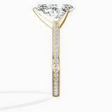 Channel Set Solitaire Engagement Ring
