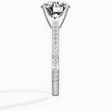 Channel Set Solitaire Engagement Ring
