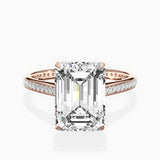 Channel Set Solitaire Engagement Ring