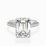 Channel Set Solitaire Engagement Ring