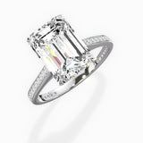 Channel Set Solitaire Engagement Ring