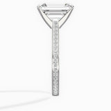 Channel Set Solitaire Engagement Ring