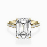 Channel Set Solitaire Engagement Ring