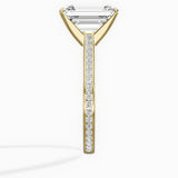 Channel Set Solitaire Engagement Ring