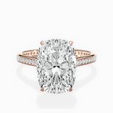 Channel Set Solitaire Engagement Ring